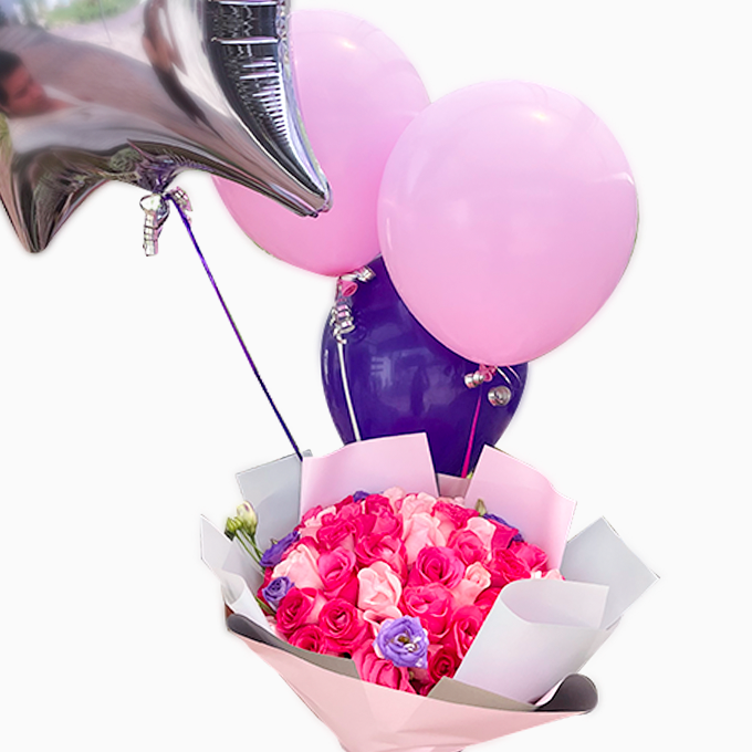Bouquet de globos "Dia especial"